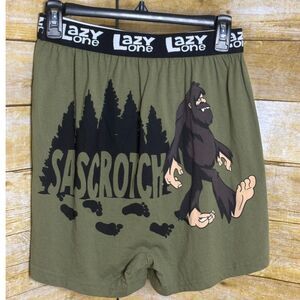 LAZY ONE SASCROTCH COTTON BIGFOOT BOXER SHORTS SIZE MEDIUM